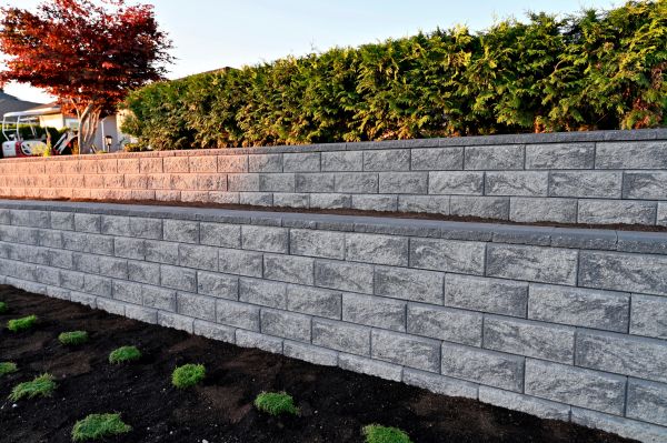 Concrete Retaining Wall Installation in New Albany