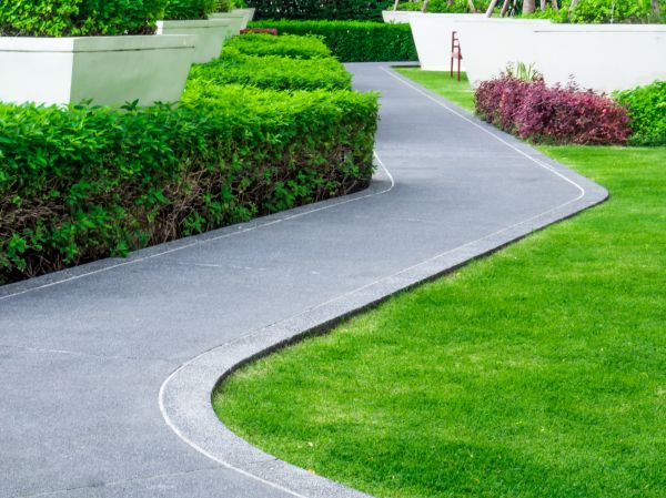 Walkway Curb Installation in New Albany