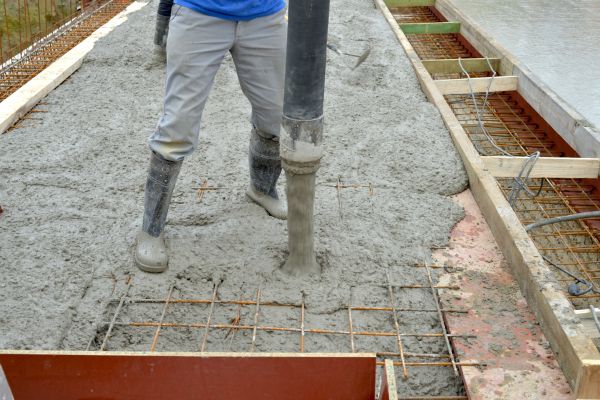 Concrete Base Construction in New Albany