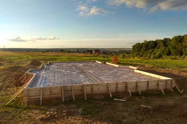 Foundation Pouring in New Albany