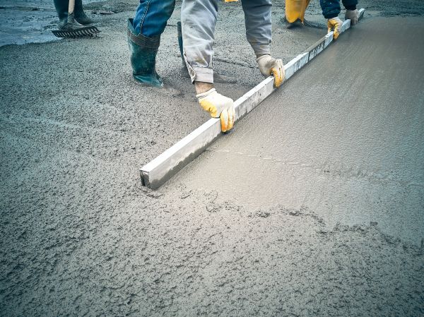 Cement Slab Installation in New Albany