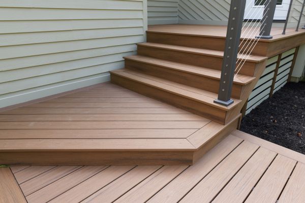 Patio Staircase Construction in New Albany