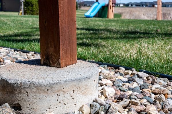 Deck Footing Installation in New Albany