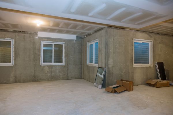 Basement Concrete Installation in New Albany