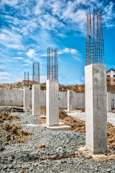 Concrete Footer Pouring in New Albany