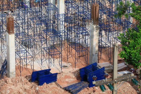 Concrete Pier Construction in New Albany
