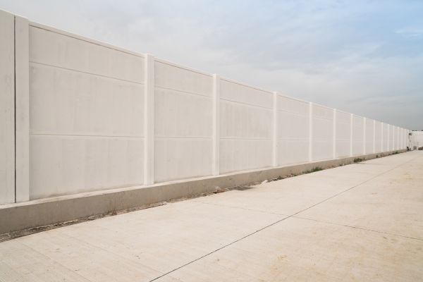 Concrete Fence Construction in New Albany