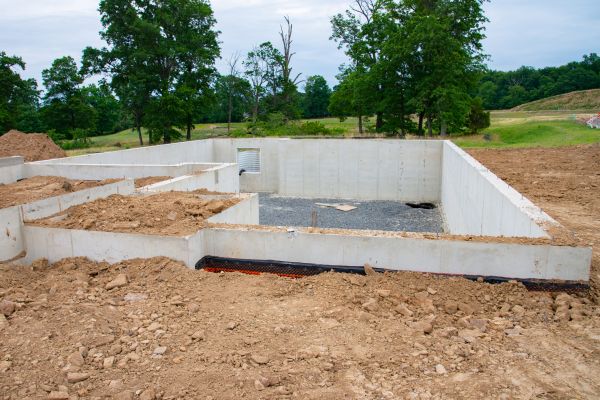 Basement Foundation Pouring in New Albany