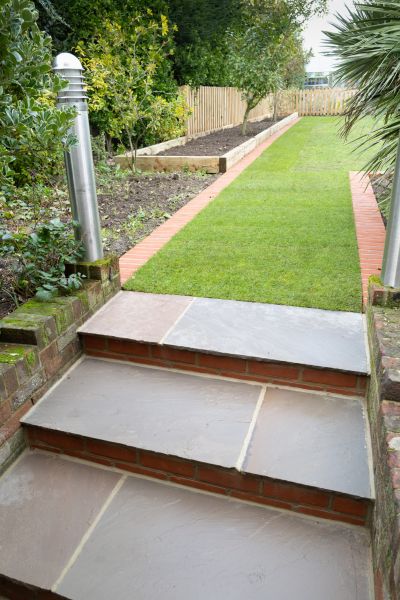 Backyard Steps Installation in New Albany