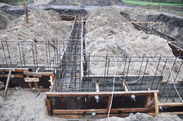 House Footing Construction in New Albany