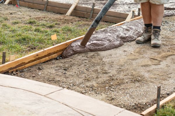 Concrete Deck Pouring in New Albany