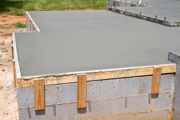 Concrete Slab Installation in New Albany