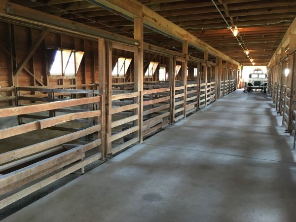 Barn Slab Construction in New Albany