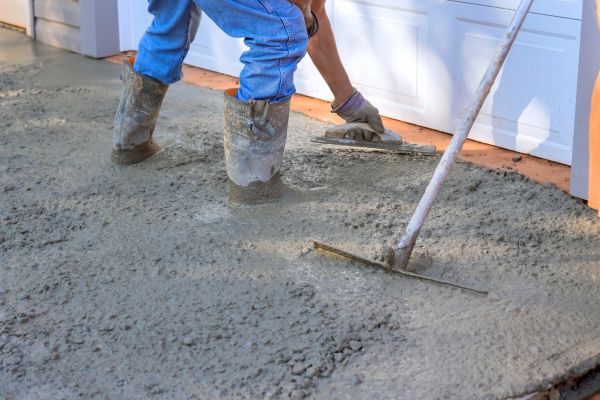 Driveway Slab Construction in New Albany