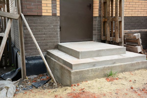 Cement Steps Construction in New Albany