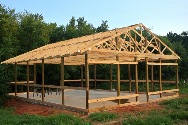 Barn Pad Installation in New Albany