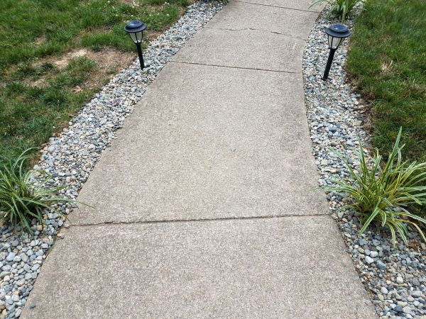 Cement Path Construction in New Albany